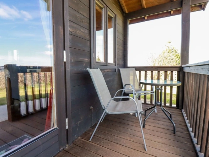 Cottage with balcony
