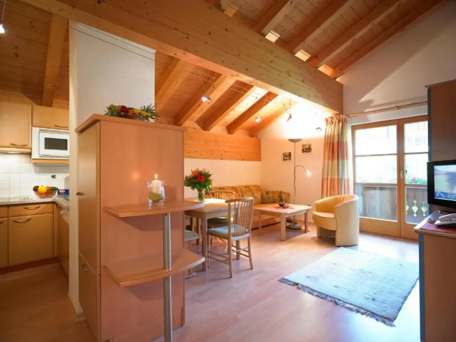1 Bedroom Double Apartment with balcony and with mountain view
