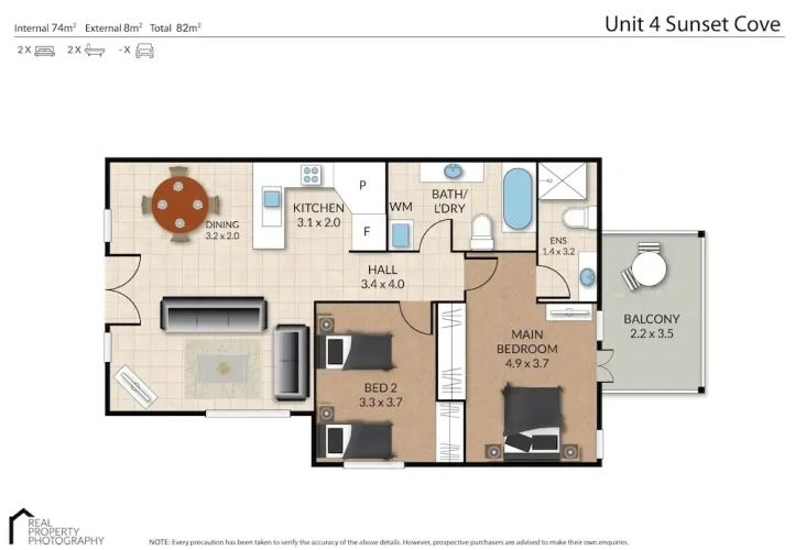 2 Bedrooms Deluxe Basement Apartment with view