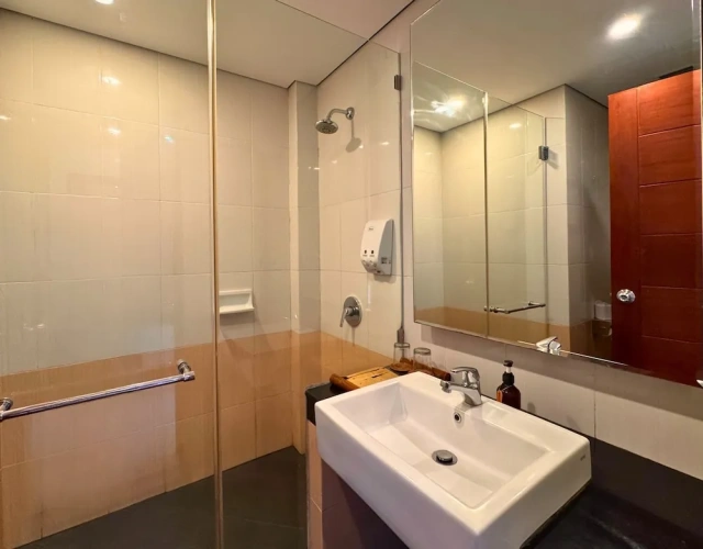 Deluxe Triple room with balcony and with garden view