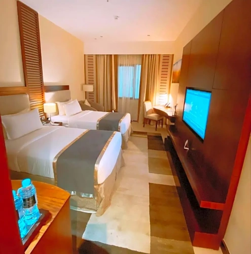 Standard Twin room with view