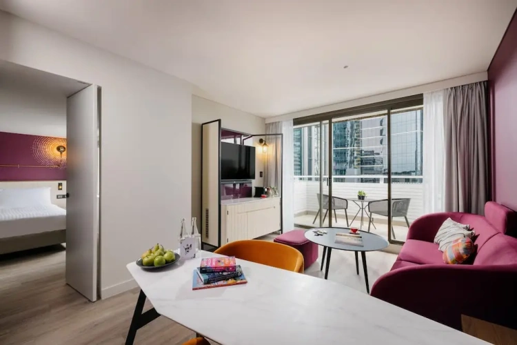 1 Bedroom Suite with balcony and with city view