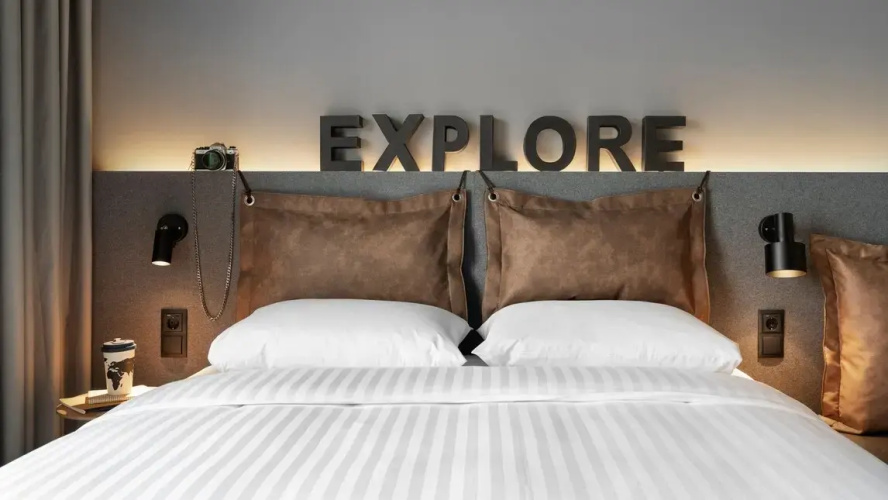 Standard Twin room with mountain view