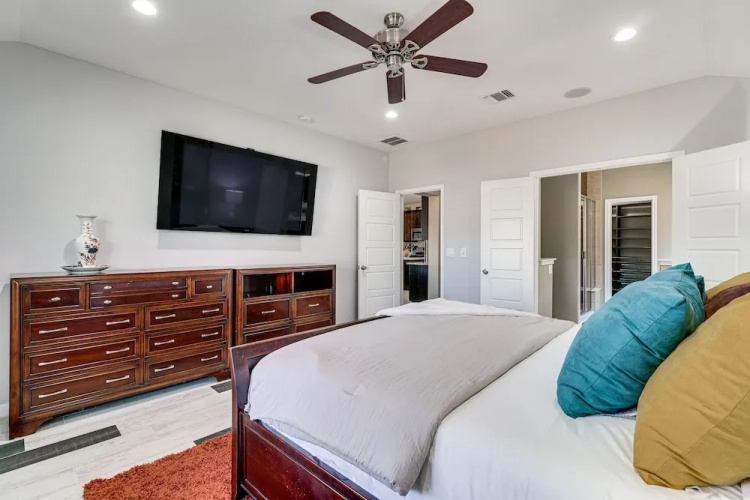 Covered Patio + Yard: Spacious Leander Home!