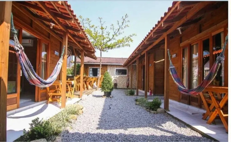 Rumah Pantai cabanas de aluguel