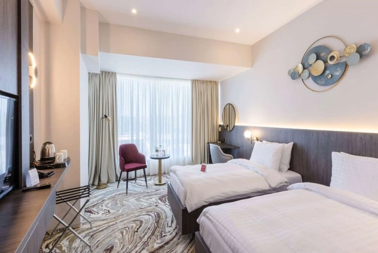 Standard Twin room with view