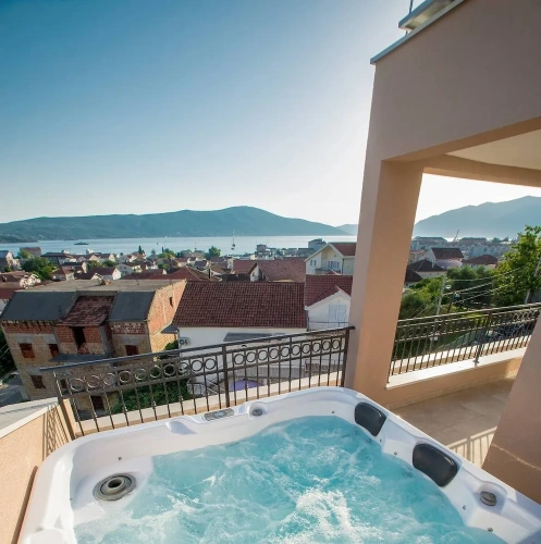 Luxury Penthouse room with balcony and with sea view