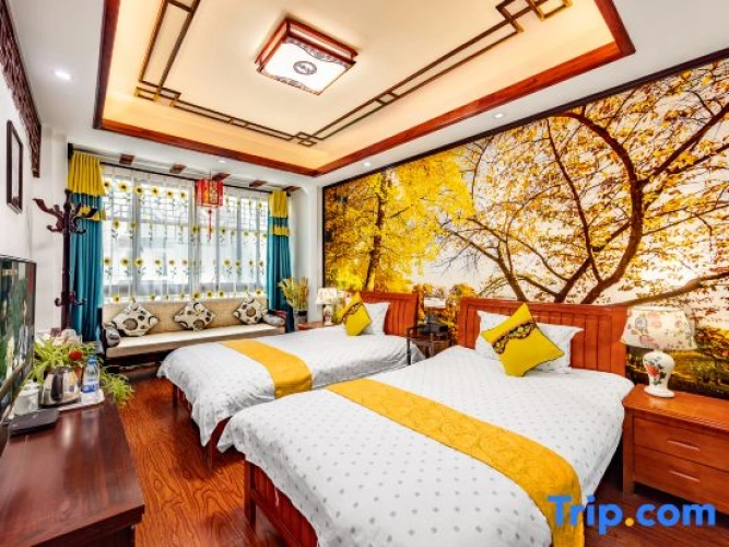 Standard Twin room with garden view
