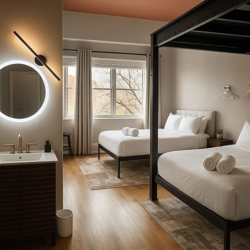 Deluxe Quadruple room with mountain view