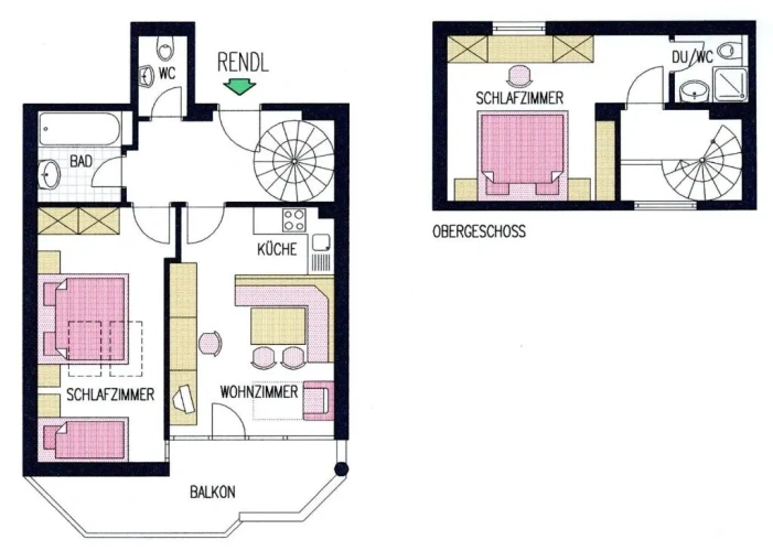 2 Bedrooms Double Apartment