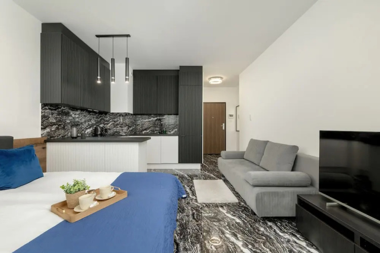 Elegant Studio in Kraków by Renters
