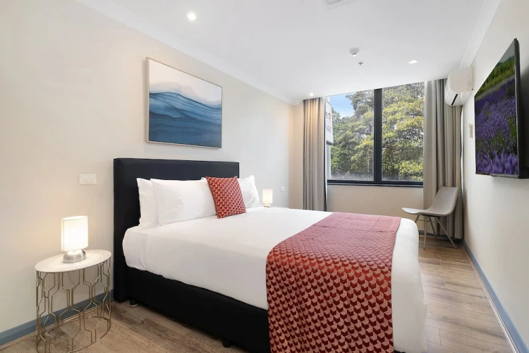 Deluxe Double Family room with park view