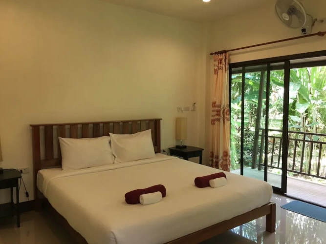 Double Bungalow with balcony and with garden view