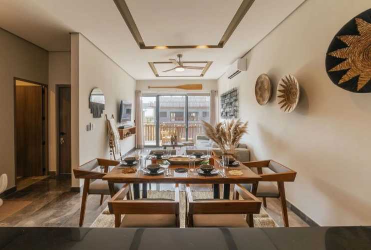 2 Bedrooms Apartment with garden view