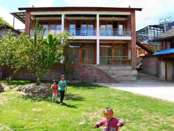 Outside