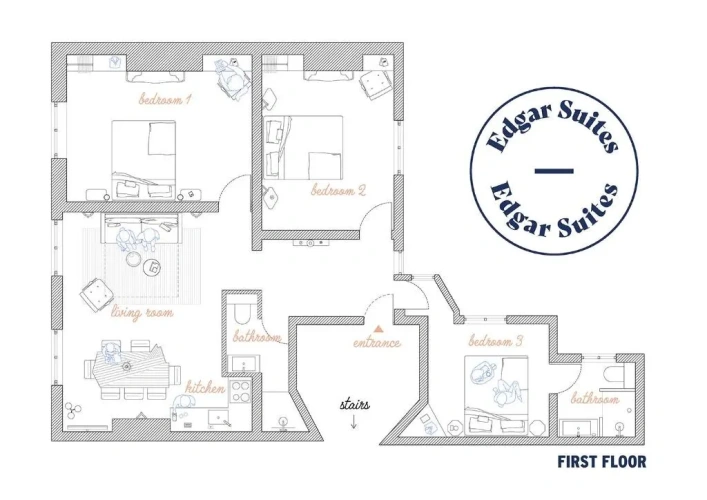 3 Bedrooms Double Apartment