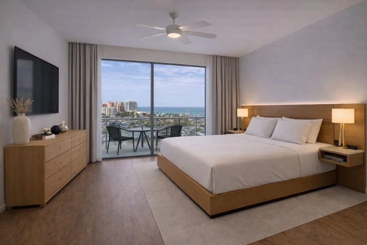 Classic Double room with balcony and with bay view