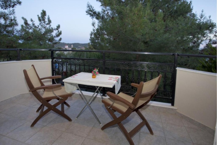 Studio with balcony and with view