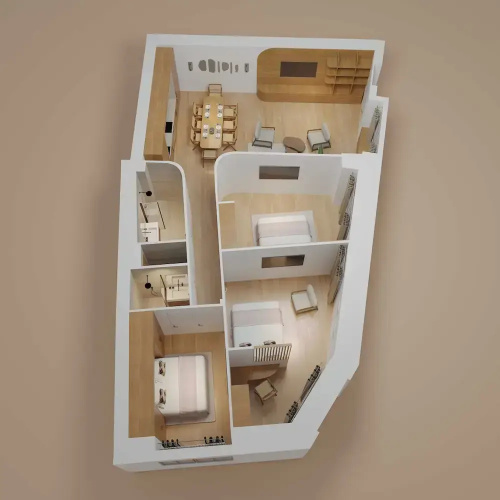 Elegant Apartment With AC - 3br-6p- Montorgueil