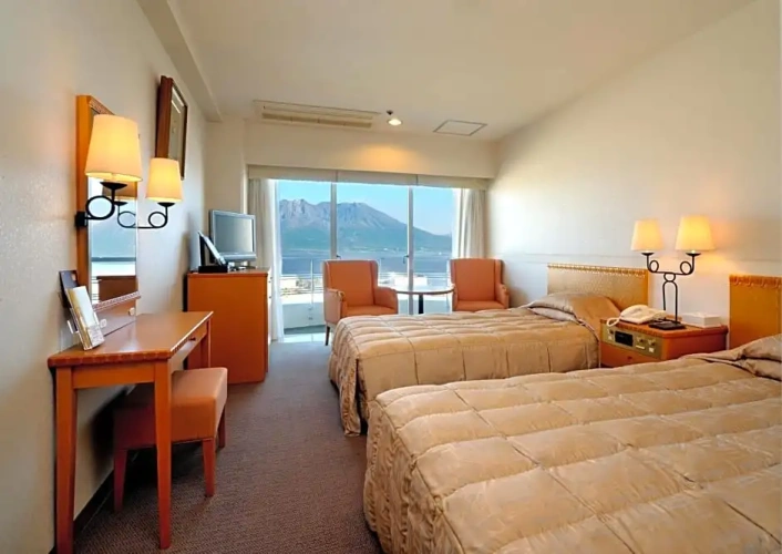 Standard Twin room with view