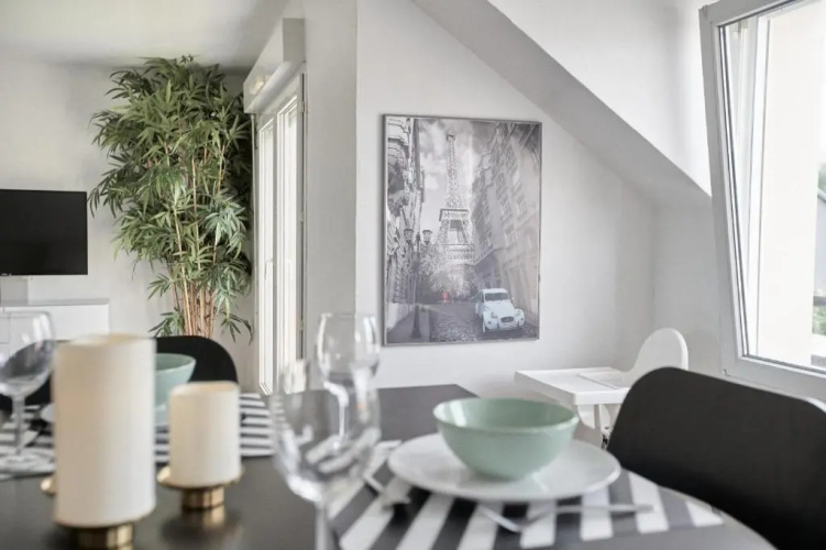 Appart Balcon 10 mins Disneyland 2CHB QuartierChic