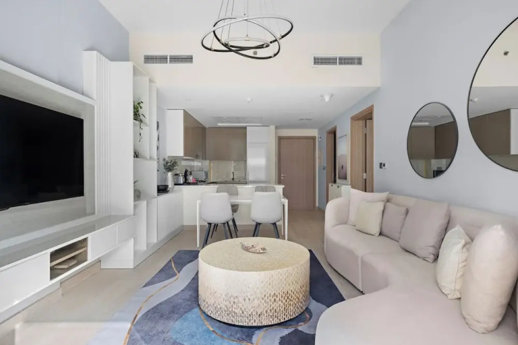 1BR Azizi Riviera B7 Pool View