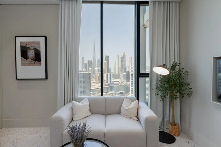 Trendy Studio w Burj Khalifa View