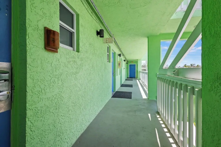 Oceanfront Inn Room #22- Ocean View Balcony, 2 Full Beds