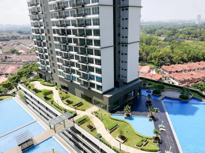 Double Studio with pool view