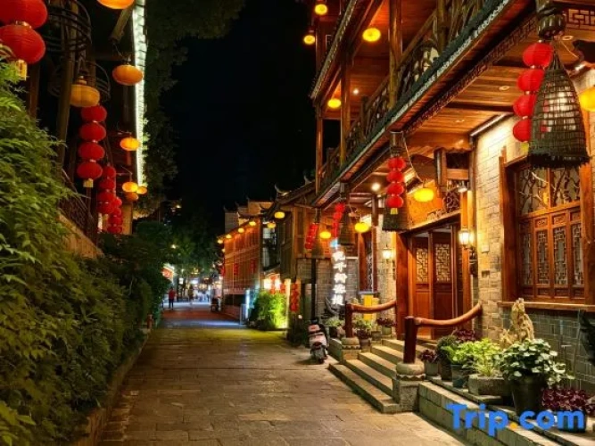 Outside