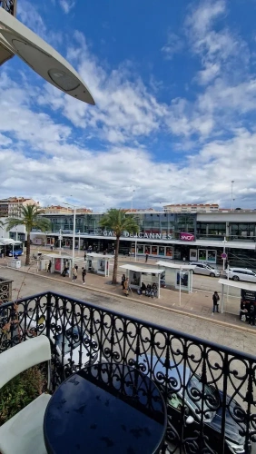 Standard Twin room with balcony and with city view