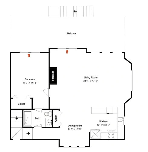 4 Bedrooms Studio