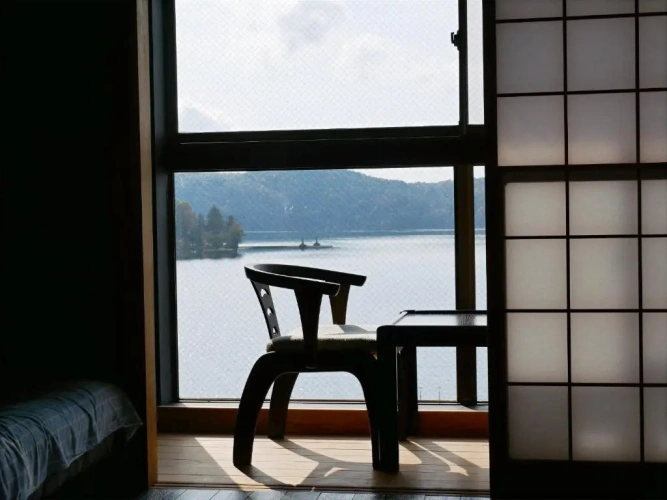 Standard Twin room with lake view