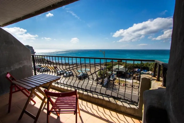 Deluxe Double room with balcony and with sea view