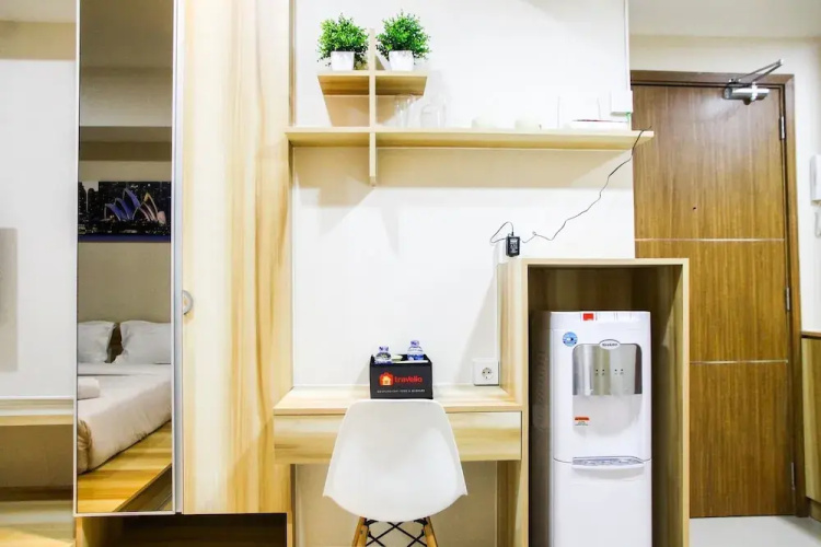 Modern Style The Oasis Studio Apartment with Comfortable Sofa