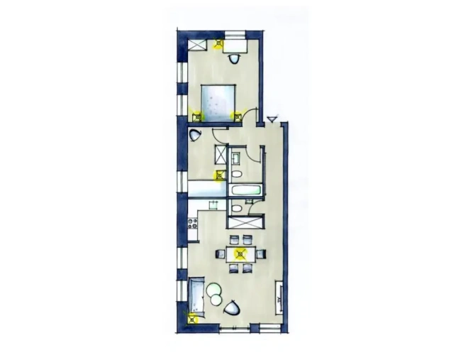 2 Bedrooms Apartment