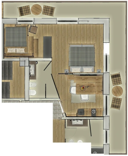 1 Bedroom Apartment