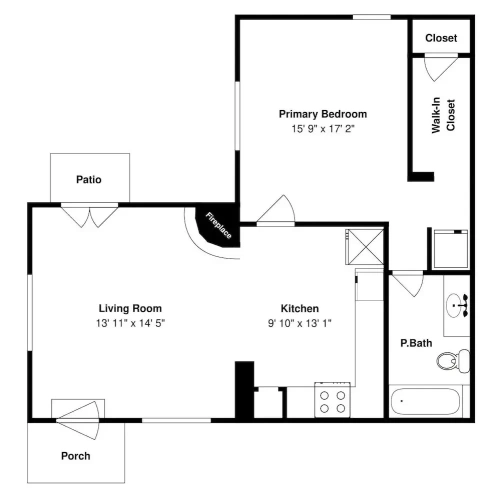 1 Bedroom Cottage