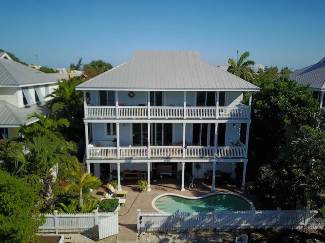 Cottage with balcony