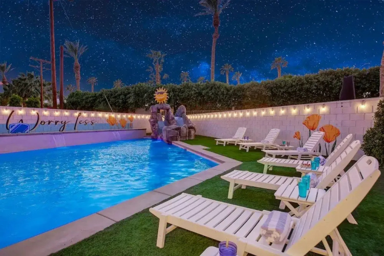 WOW The Hamptons Pickleball Massive Pool Slide