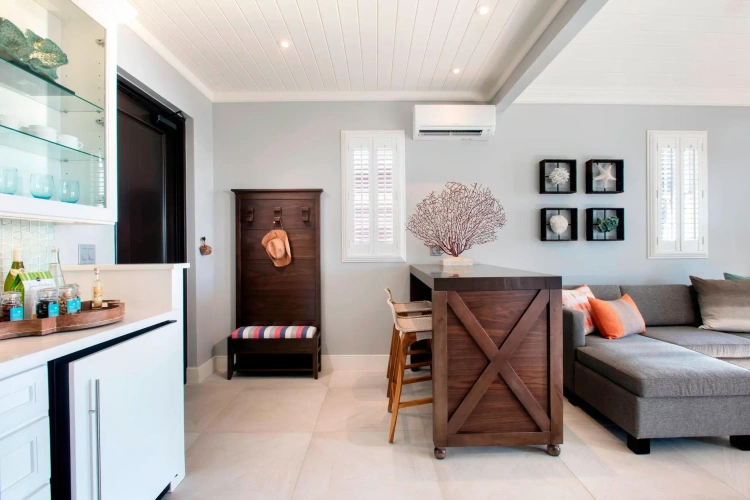 Double Villa with balcony and with partial ocean view