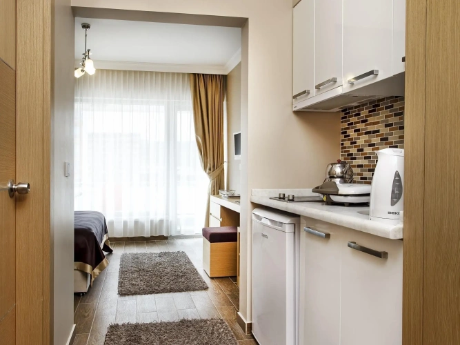 Single Studio with balcony and with view