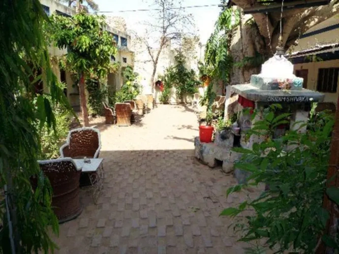 Outside