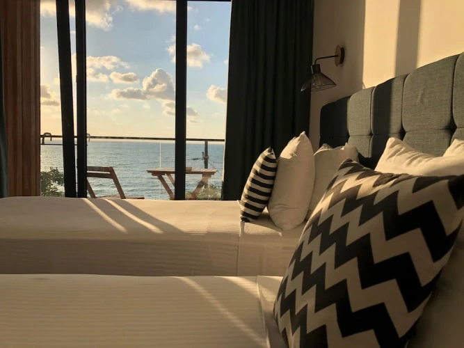 Comfort Twin room with balcony and with sea view