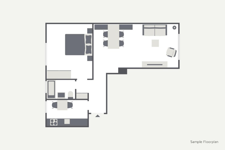 1 Bedroom Double Apartment