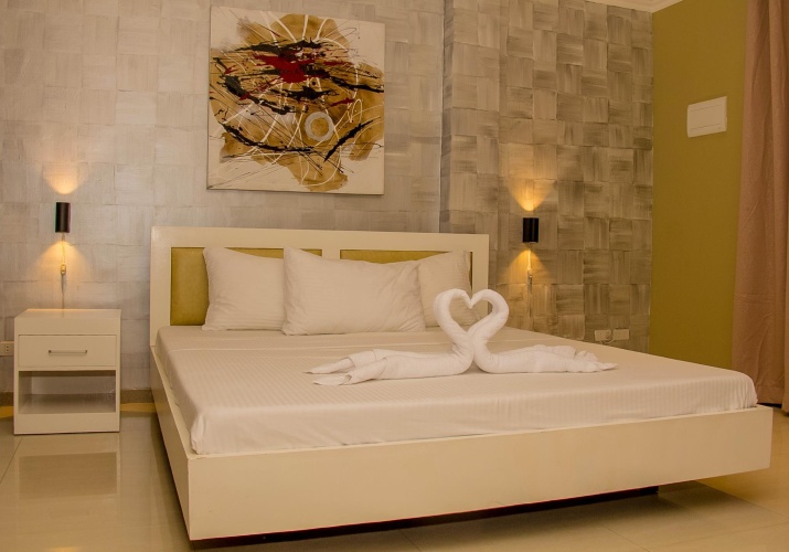 Deluxe Family room with balcony and with view
