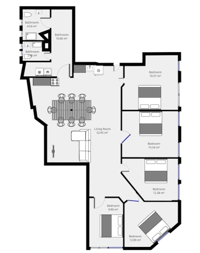 5 Bedrooms Superior Apartment