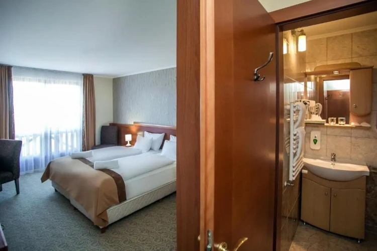 Standard Twin room with balcony and with view