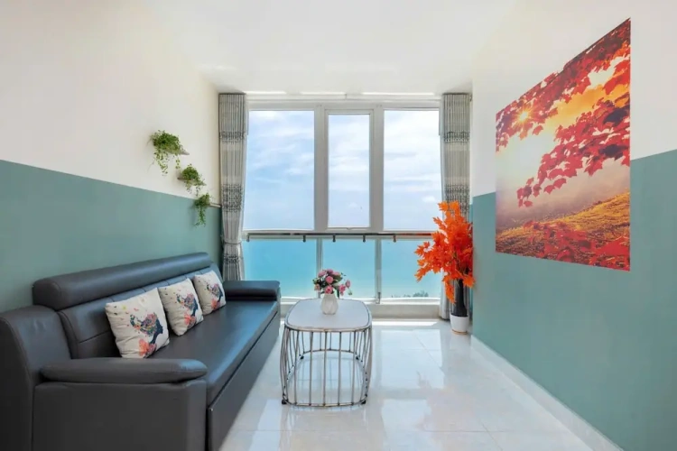 2 Bedrooms Family Apartment with balcony and beachfront