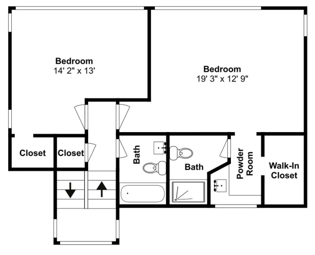 3 Bedrooms Standard Family room with mountain view